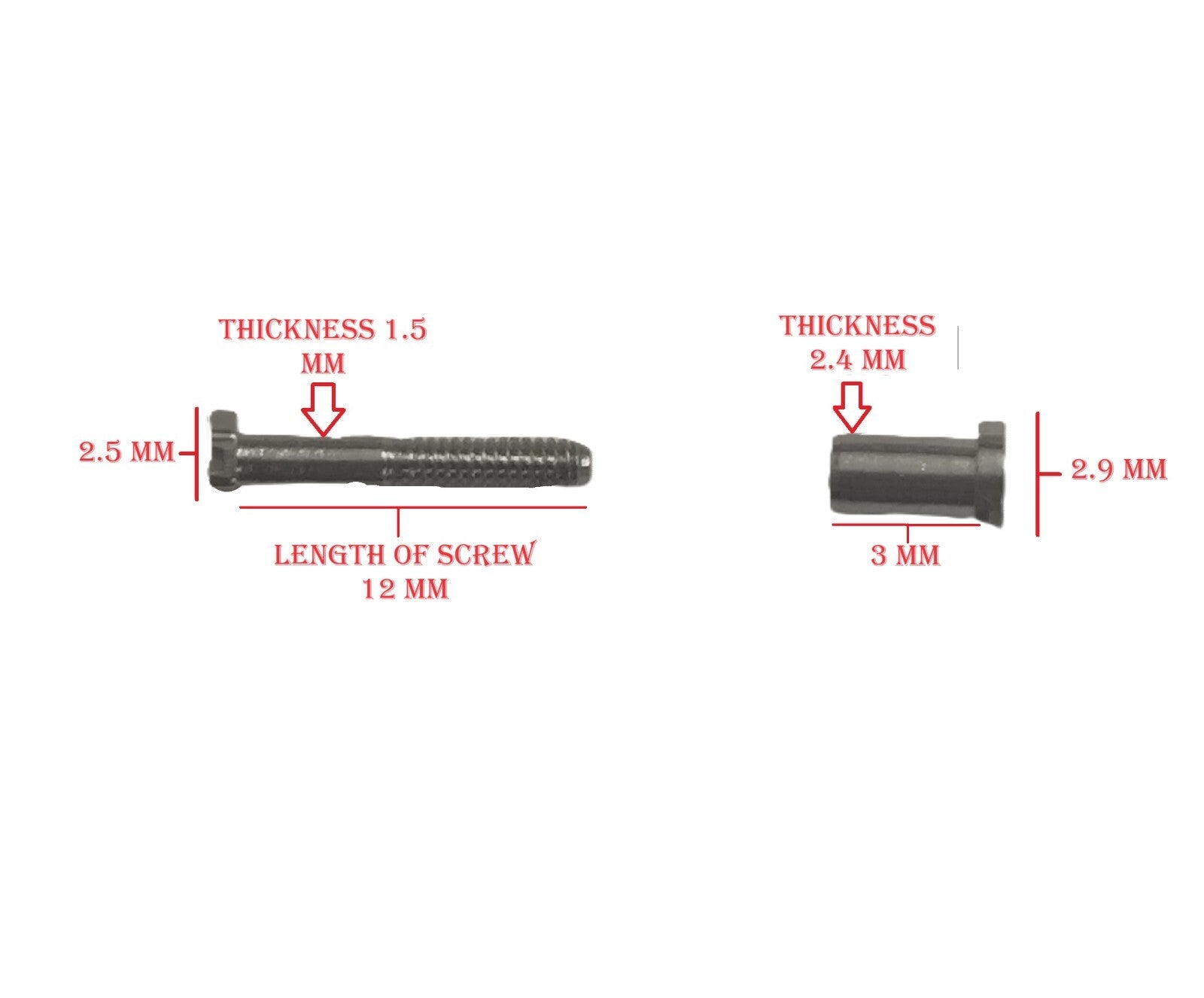 AP SCREW FOR AUDEMARS PIGUET ROYAL OAK OFFSHORE 42MM WATCH BEZEL CASE
