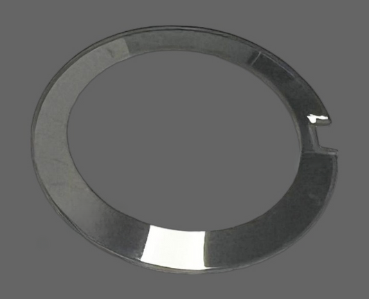 Mineral Crystals Rado Double Dome Silver Trim(35.0×2.6×1.0)mm