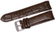 Watch Band Genuine Leather Curved End D. Brown 18mm Fit TISSOT,Omega Watches