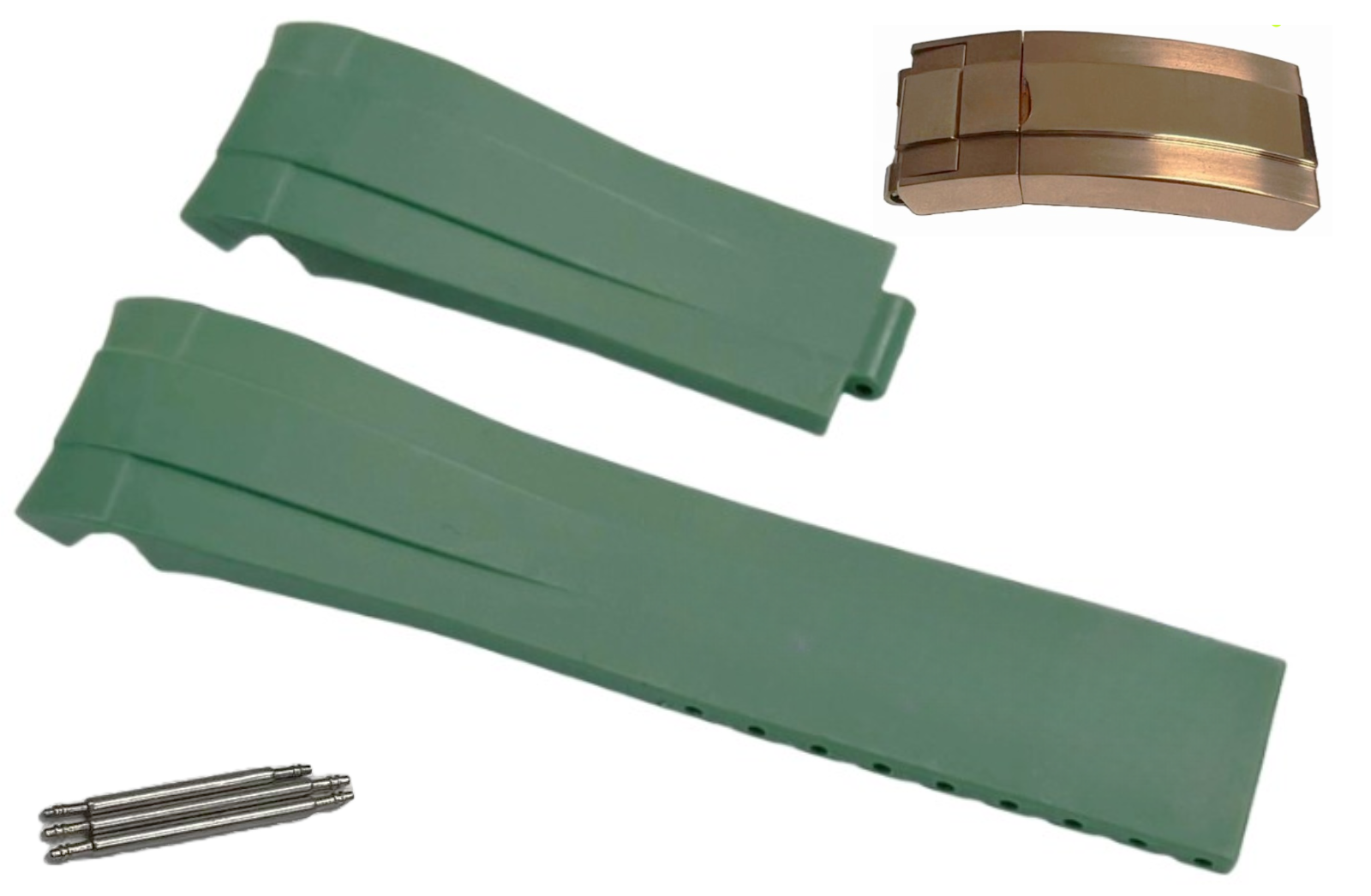 ROLEX HUNTER GREEN Watch Band 21MM Fits DateJust SUBMARINER GMT DAYTONA EXPLORER