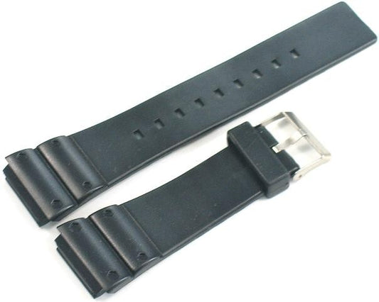 Watch Band Black 1107 18 mm Seiko, Citizen Diver Sports Watches