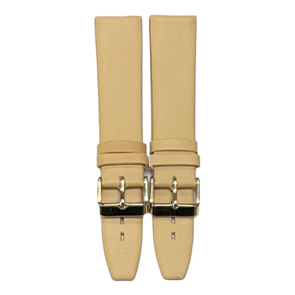 High Quality Watch Bands Flat Genuine Leather Plain 18-24mm