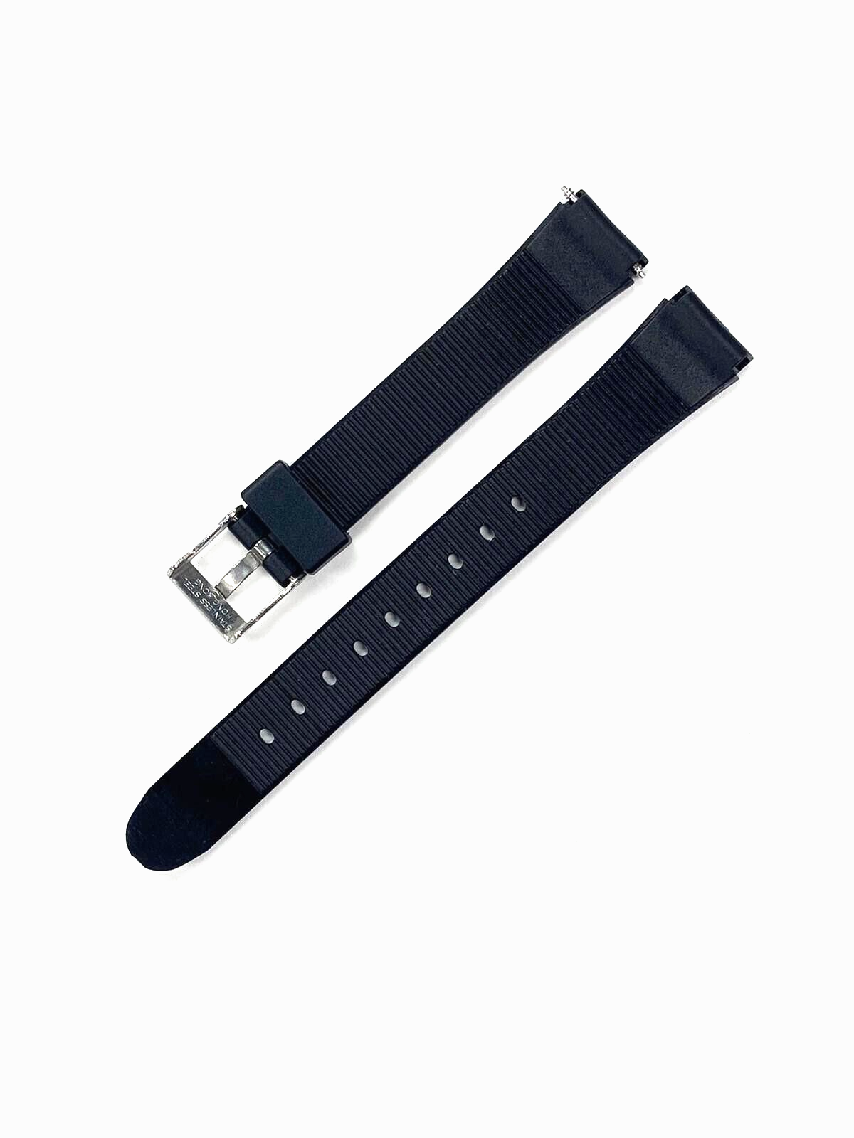Watch Band 14MM PVC Black fits Casio, Timex and Other Watches