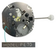 Sunon Multi Function Chinese Watch Movement PE-702 3H & 3Eye Date at 4:30