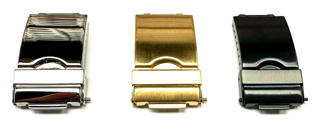 Watch Steel Band Buckle Clasp Flip Lock 16mm Fit to many Different Bands