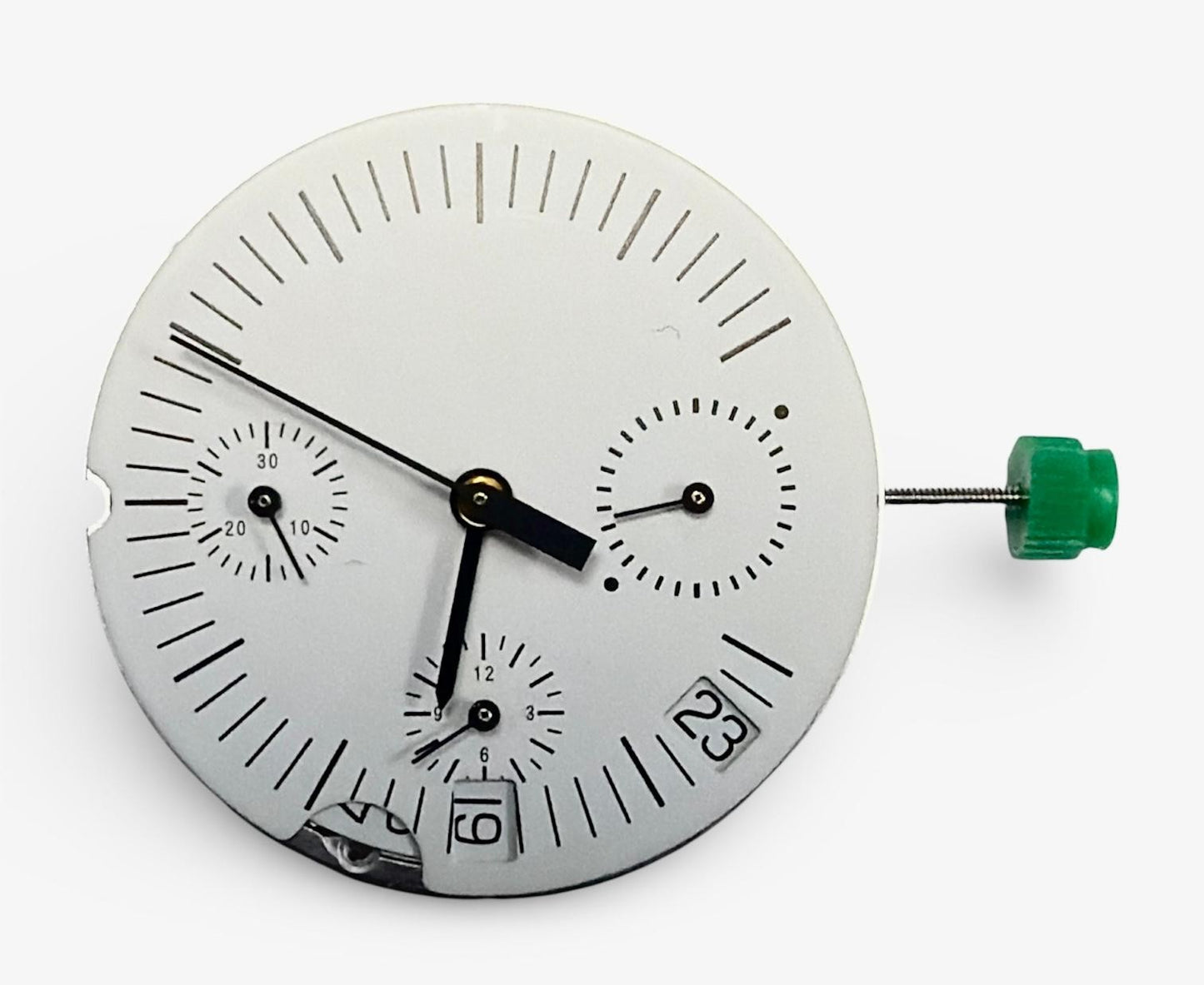 ETA 2894-A2 Mechanical Chronograph Watch Movement Swiss Made Calender at 4 & 6