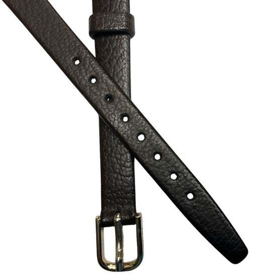 10mm Genuine Leather Dakota Brown Flat Open-Ended Ladies Watch Band