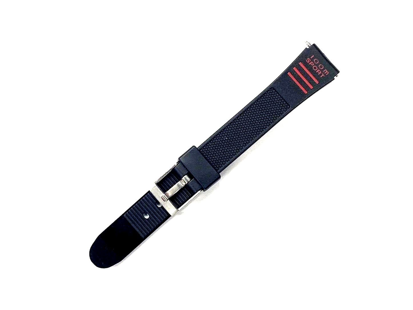 Watch Band 14MM PVC Black fits Casio, Timex and Other Watches