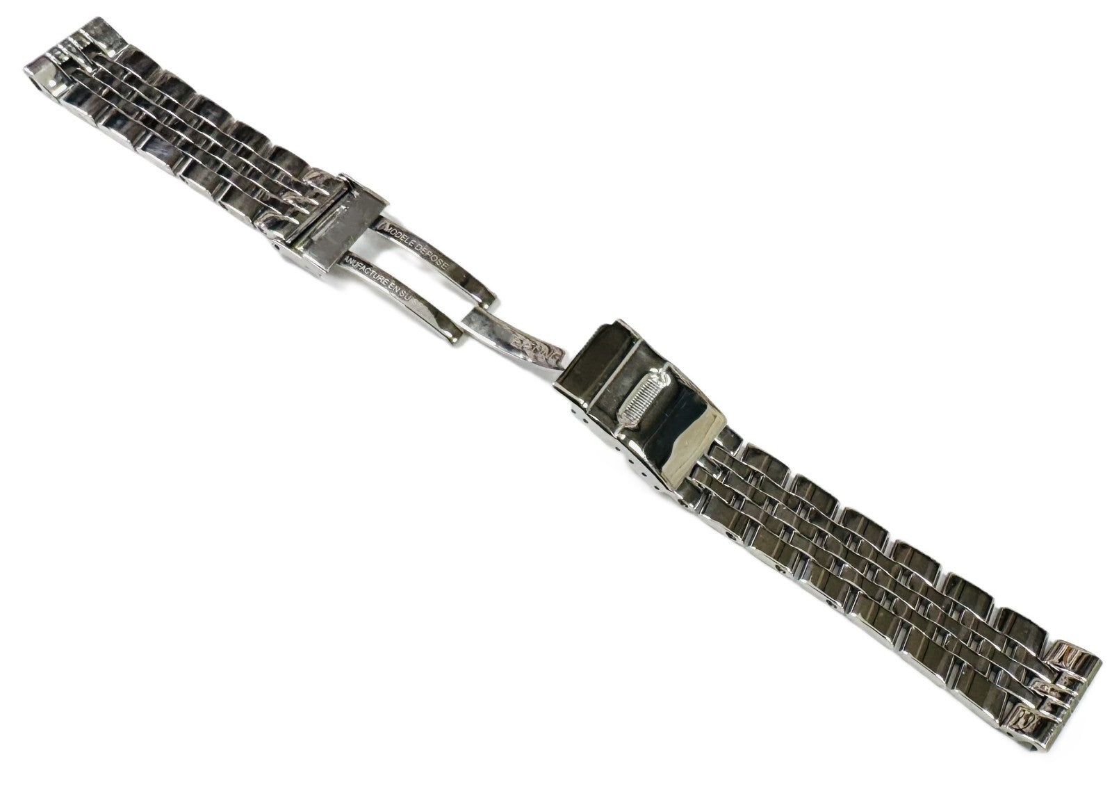 18mm Replacement S/S Watch Band for BREITLING Watches, Solid Straight-End Links