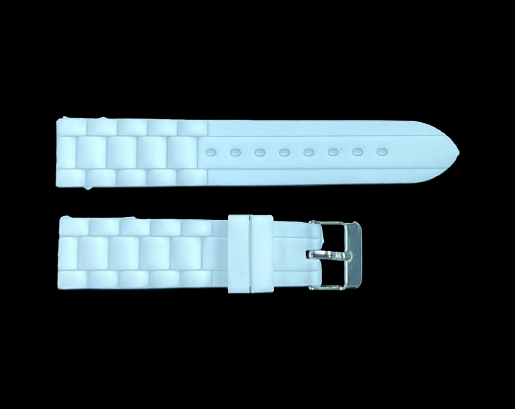 Premium Quality Soft Silicone Rubber Textured Sport Watch Band 16mm-22mm