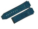 PLAIN SUEDE LEATHER RUBBER WATCH BAND FOR HUBLOT WATCHES OF SIZE 19X22MM
