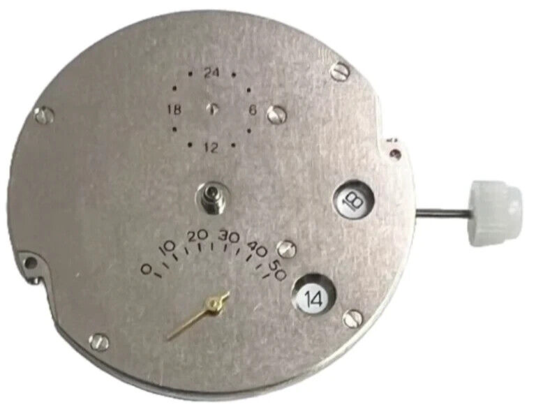 Chinese Automatic Mechanical Watch Movement DG3886 3H, 2 indicators