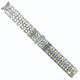Two-Tone (Gold&Silver) Watch Band- 19mm -Compatible with TISSOT T038430A RTO-BC