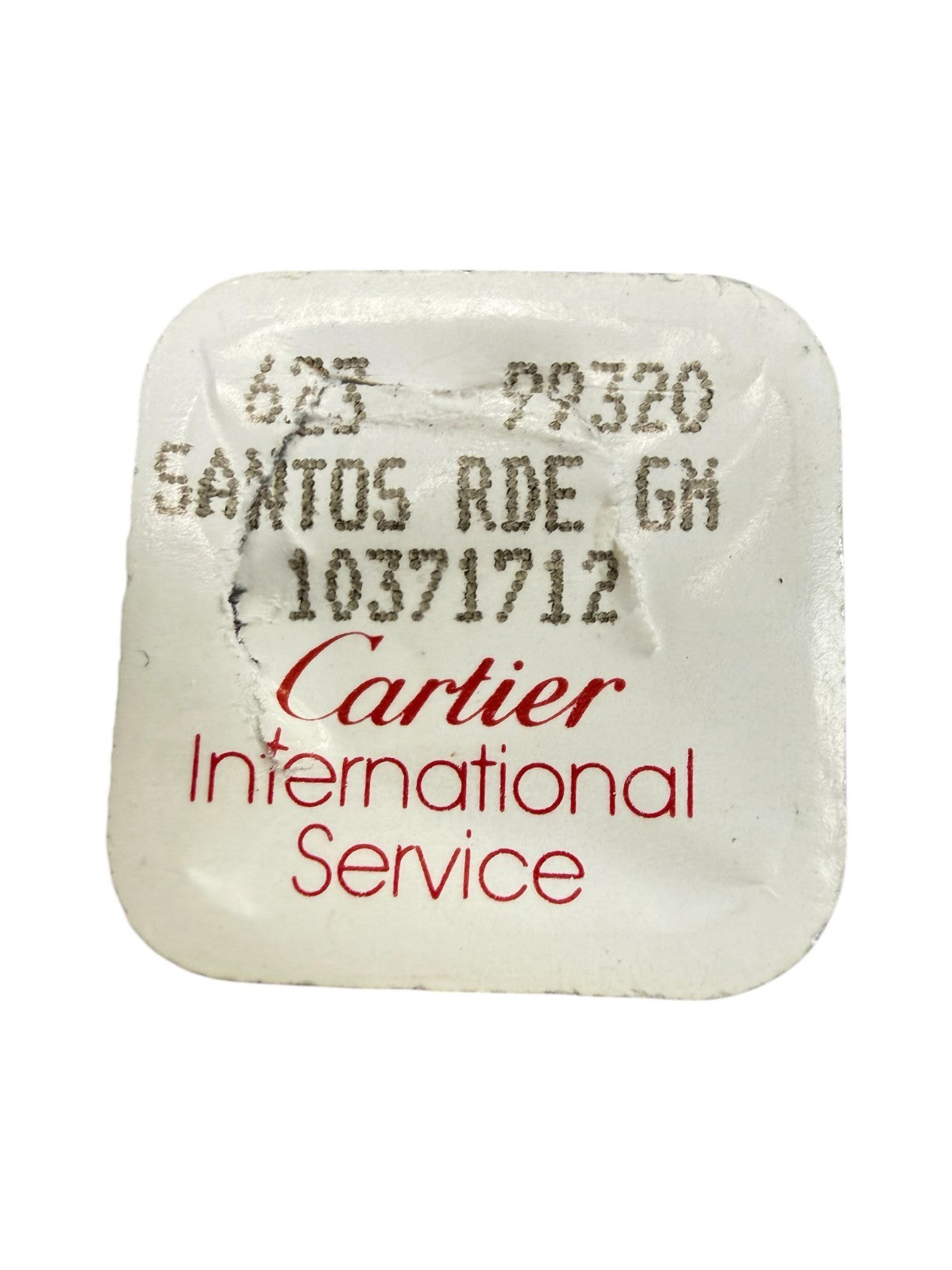 Authentic Cartier Santos RDE GM Component Ref. 10371712 / 623 99320 (Open Pack)