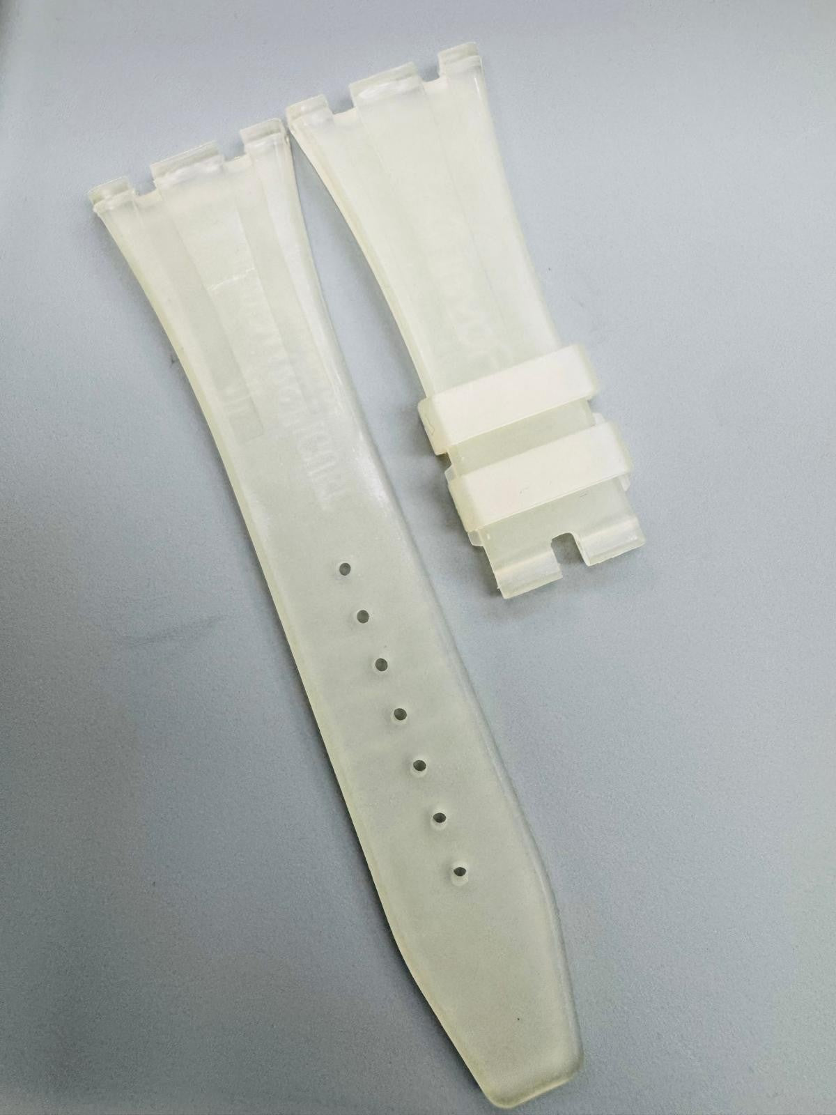 High-Quality SemiTransparent Rubber Watch Band – 27mm for AP Watches | No Buckle