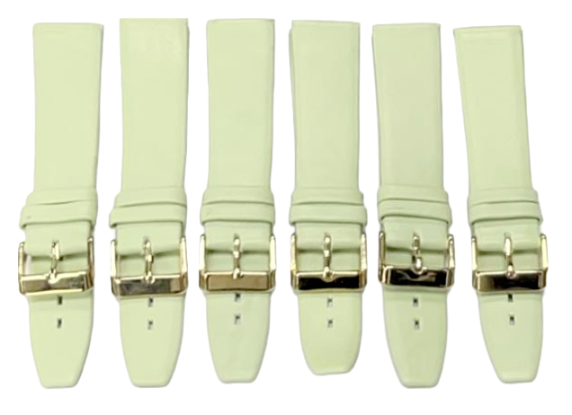 High Quality Watch Bands Flat Genuine Leather Plain 18-20mm