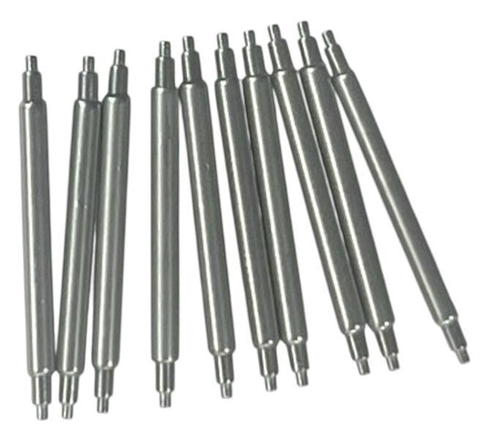 10 ROLEX Date just Old Spring Bars, Thick 1.8mm S. Steel 20mm Watch Parts