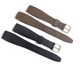 20mm LADIES BROWN GENUINE SADDLE LEATHER WATCH BAND -OPEN END