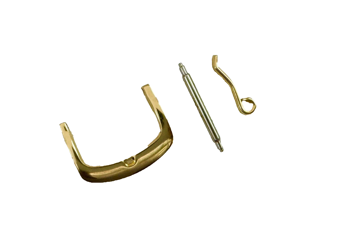 18MM WATCH BUCKLE  FOR Leather & Rubber WATCH BAND STRAP SHINY GOLD (10 pieces)