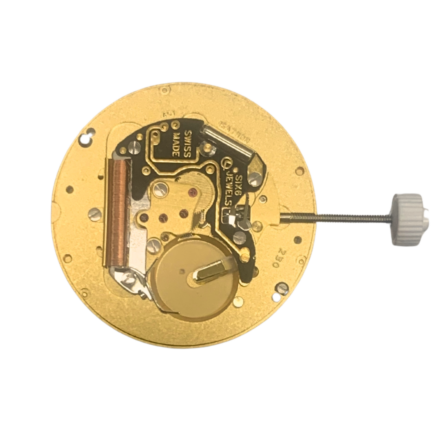 Watch movement 23.8mm 2Hands Height 1.9mm w/ Date Position at 3 for ISA 230