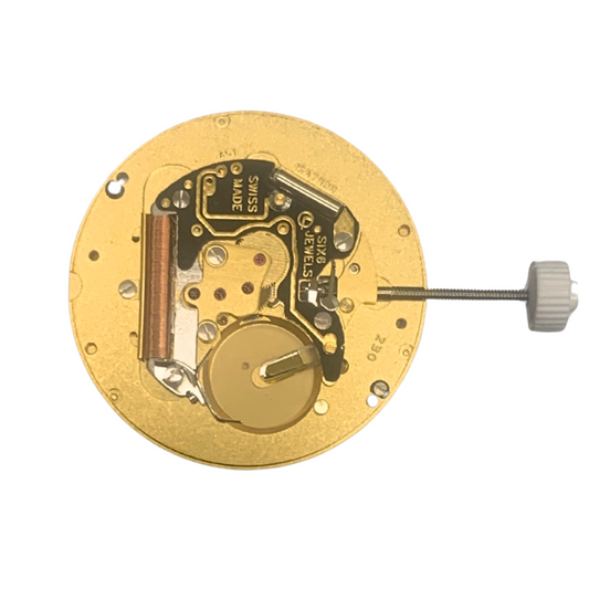Watch movement 23.8mm 2Hands Height 1.9mm w/ Date Position at 3 for ISA 230
