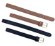 Quality Vintage Genuine Leather Watch Band 10 mm black and brown