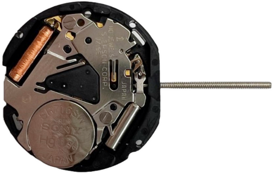 Hattori VX19 Date At 3:00 2H Seiko Quartz Watch Movement Overall Height 3.9mm