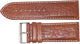 WATCH BAND L.BROWN GENUINE LEATHER 26MM PADDED,WHITE STITCHES SOFT( A1 QUALITY)