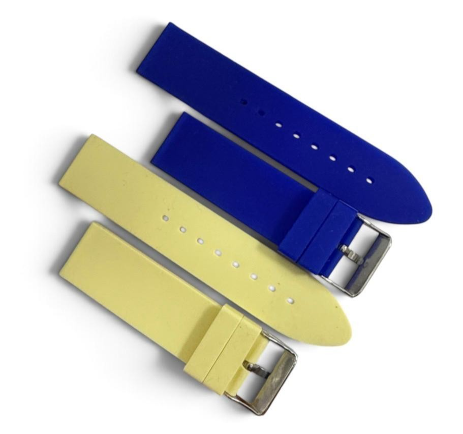 Silicone Watch Strap Quick Release 24mm Waterproof Soft Rubber Band