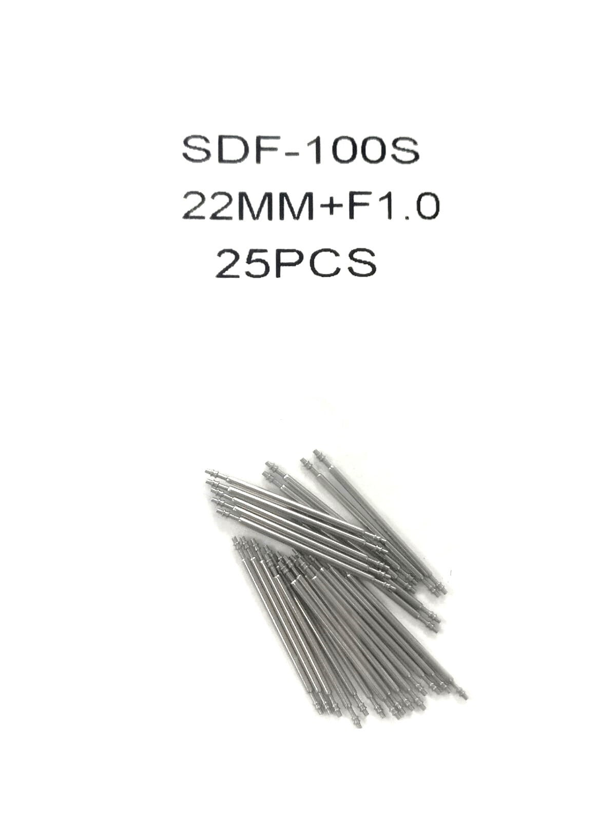 25pcs Stainless Steel Watch Band Spring Bars Strap Pins22mm Thickness 1.0mm