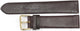 Watch Band Dark Brown Genuine Leather (Flat) 20MM  for Men Watches