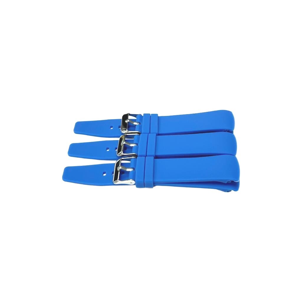 Premium Quality Straight End Watch Silicone Rubber Watch Band 22MM