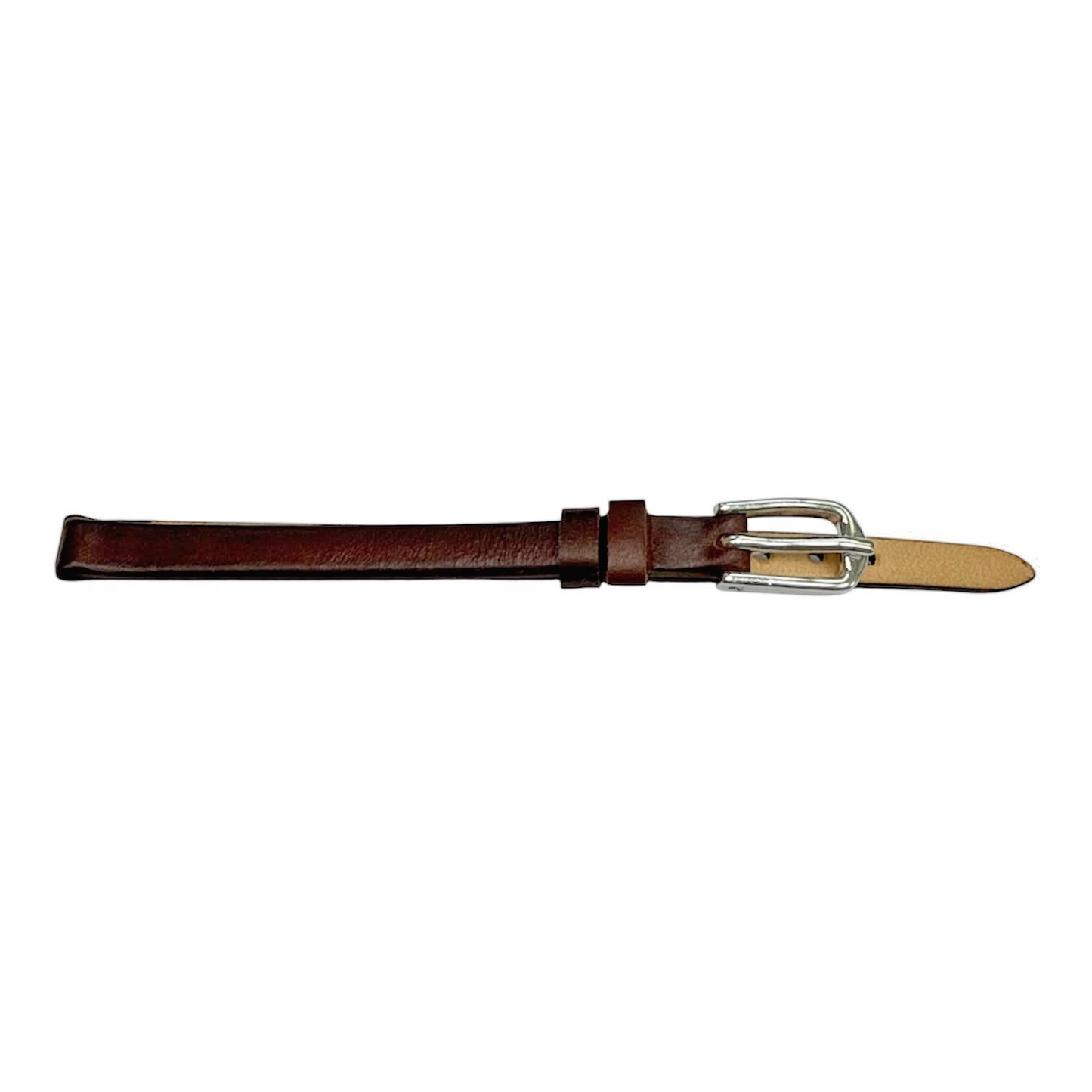 6mm Genuine Leather Watch Band – Dark Brown(Hot Ladies Size)