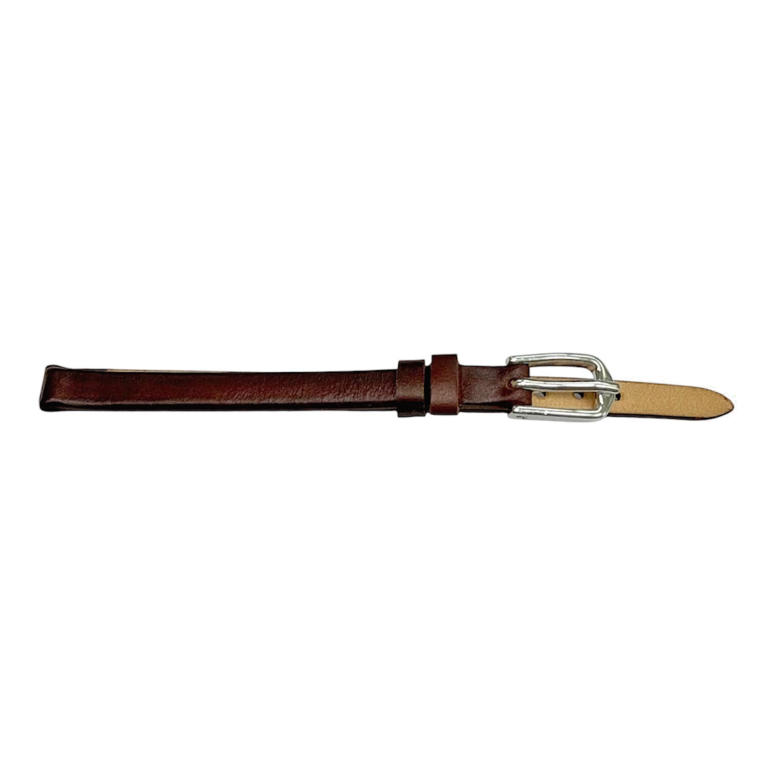 6mm Genuine Leather Watch Band – Dark Brown(Hot Ladies Size)