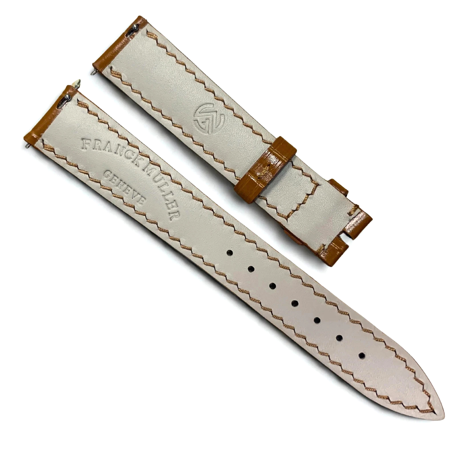 Genuine Franck Muller Watch Band 17mm x 16mm – Tan
