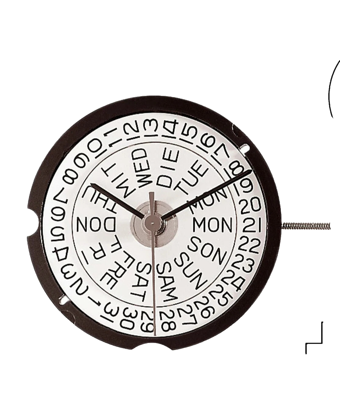 Ronda 507 Watch Movement Swiss Made