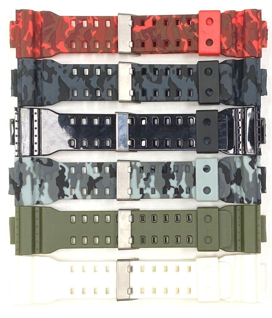 Silicone Rubber Watch Band Strap For Casio G-Shock GA-100 110 GD-120 5146 5081