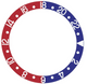 BEZEL INSERTER FOR ROLEX GMT BLUE RED PEPSI 16700 16710 16713 16718