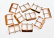 20MM Rose Gold WATCH BUCKLE  FOR WATCH BAND STRAP SHINY GOLD ( 10 pcs in bag)