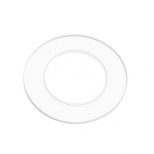 Circular Chopard Sapphire Donut shaped Flat Crystal (27x18.9x1.0mm)Thickness