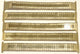Lot of 5Pcs.Watch Bands GoldTone Stretch Stainless Steel Fit 16,18,20,22mm Watch