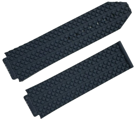 High Quality 24mm Rubber Watch Strap Blue Color fit to Hublot Big Bang