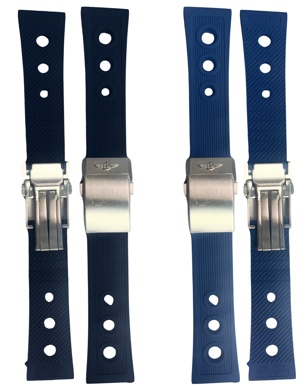 Rubber Watch Band – 22mm & 24mm | Multiple Colors For Breitling 1884 Ocean Racer