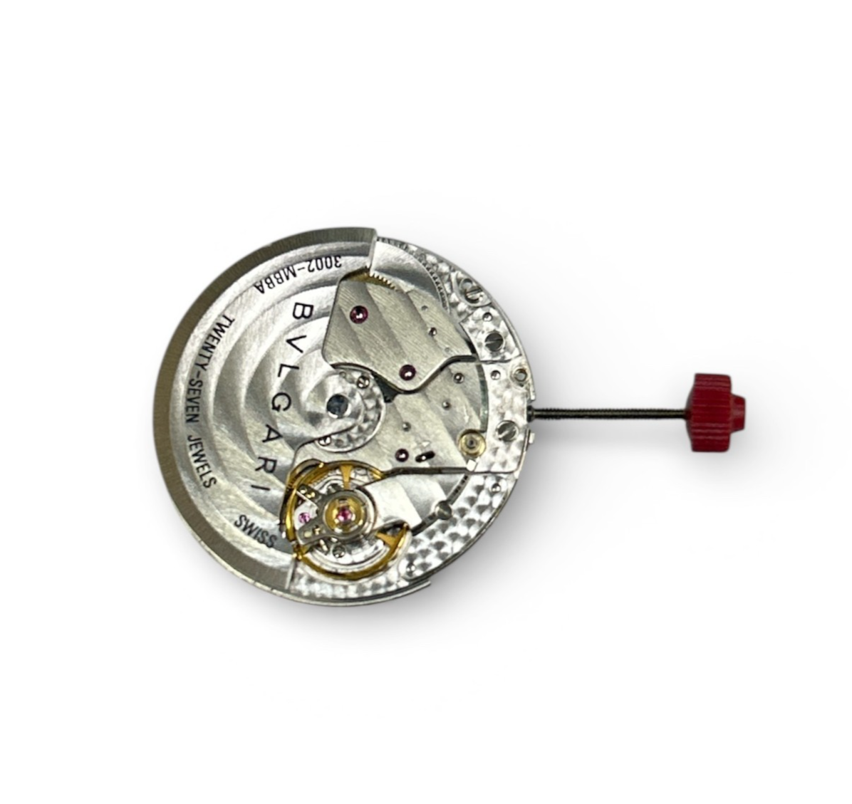 Genuine Bvlgari cal. 3002-MBBA automatic watch movement - balance moves