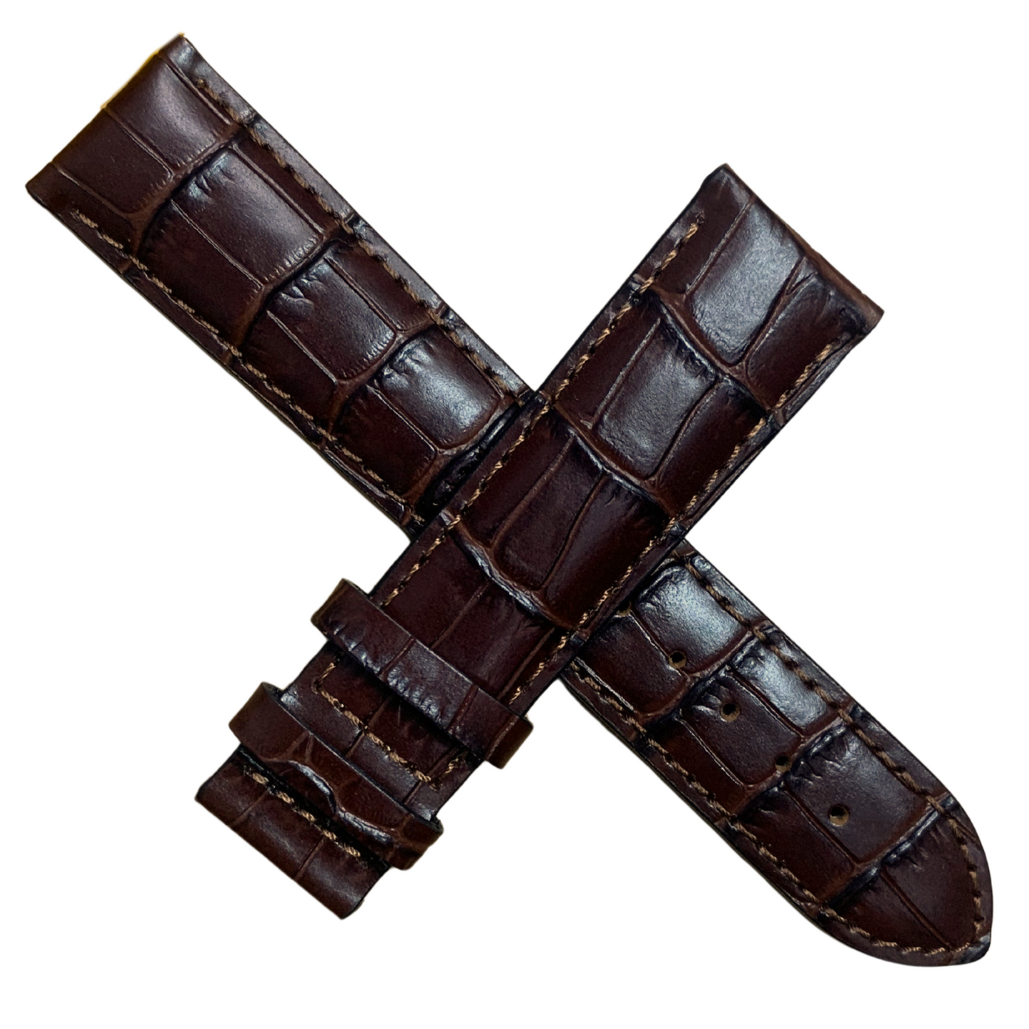Tissot T610014569 Couturier Brown Leather Watch Band Strap - 23mm - No Buckle