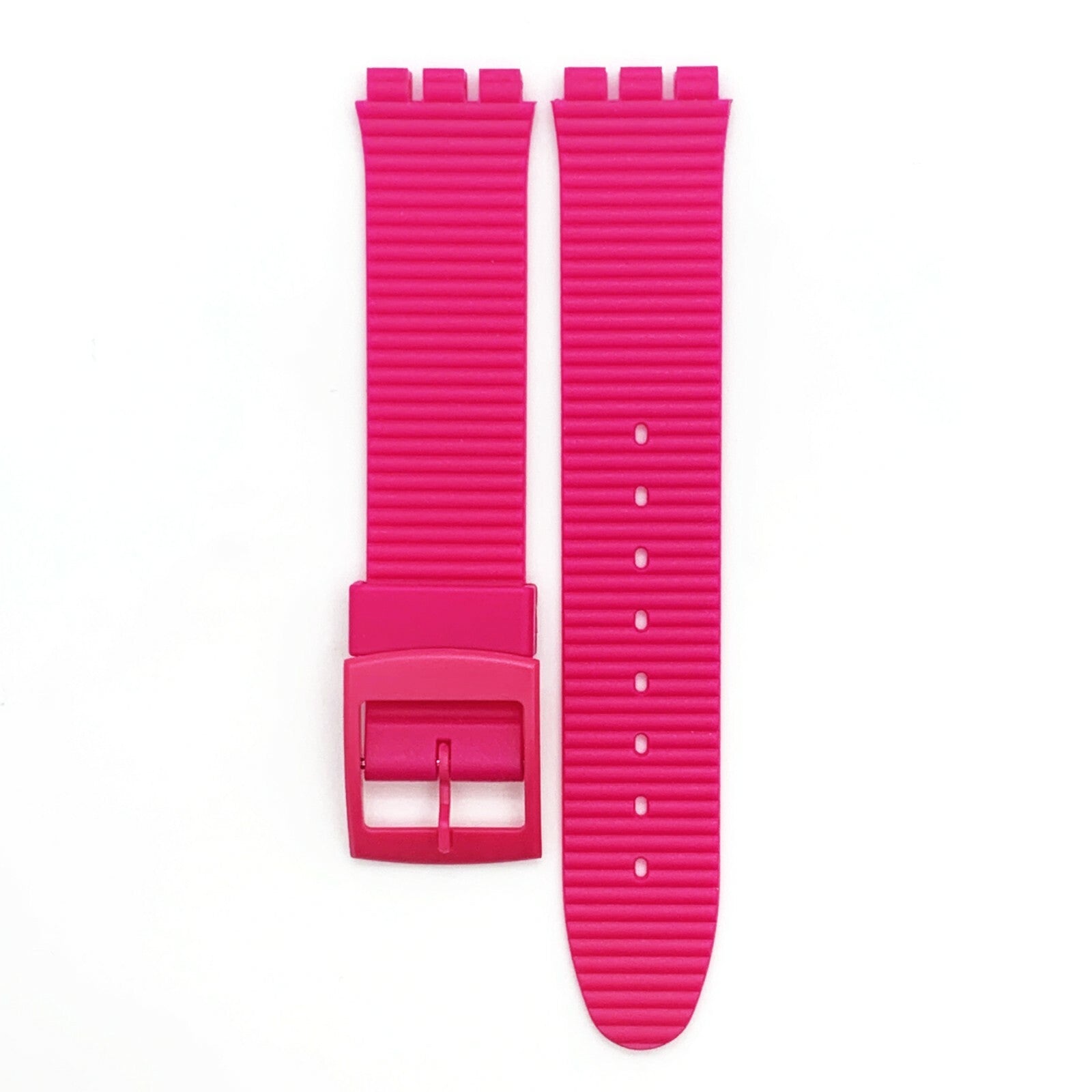 Swatch Watch Band 17 MM in Hot Pink, Red, Blue, Transparent Speed Bump Style