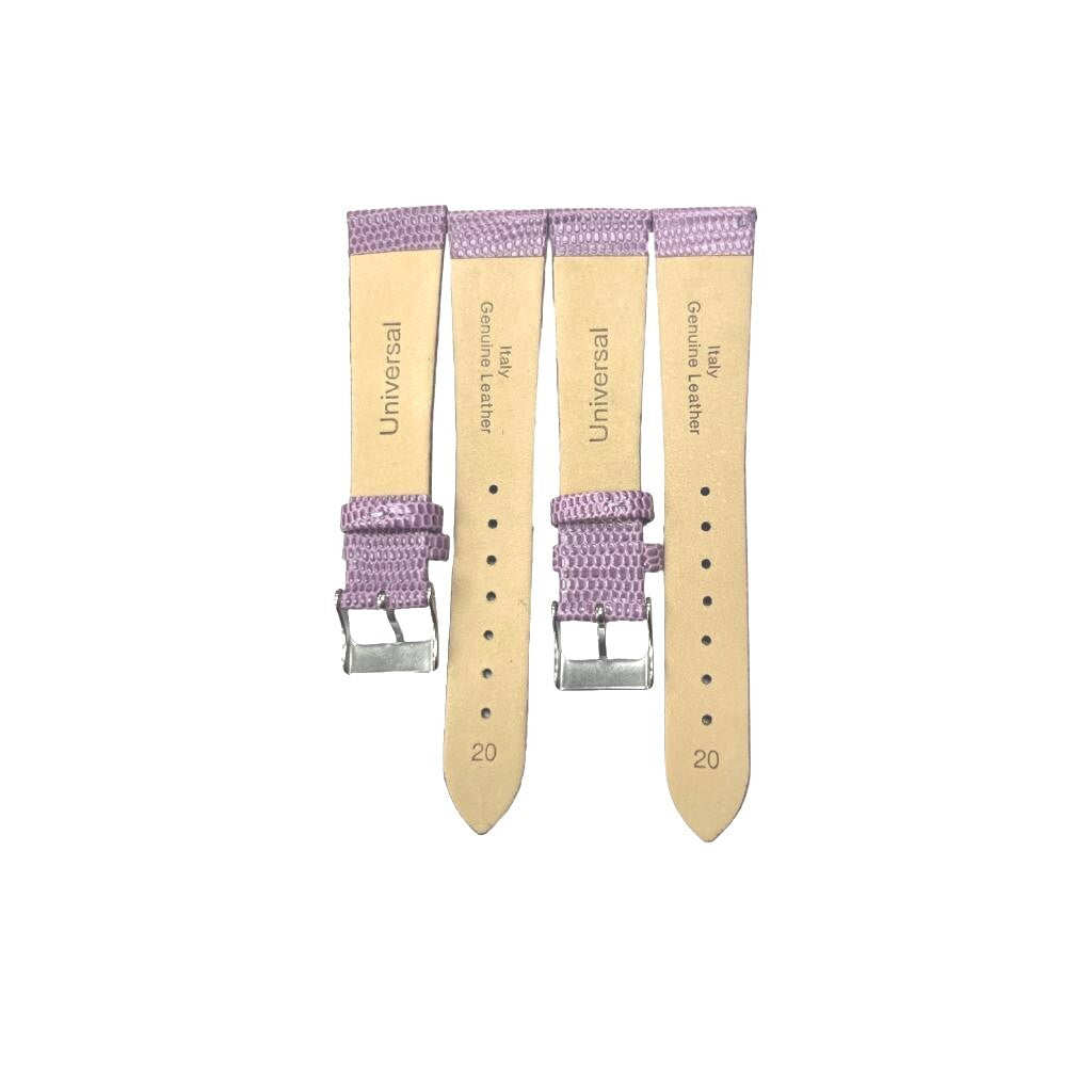 Best Quality Watch Bands Genuine Leather Lizard Grain Flat 12- 24mm