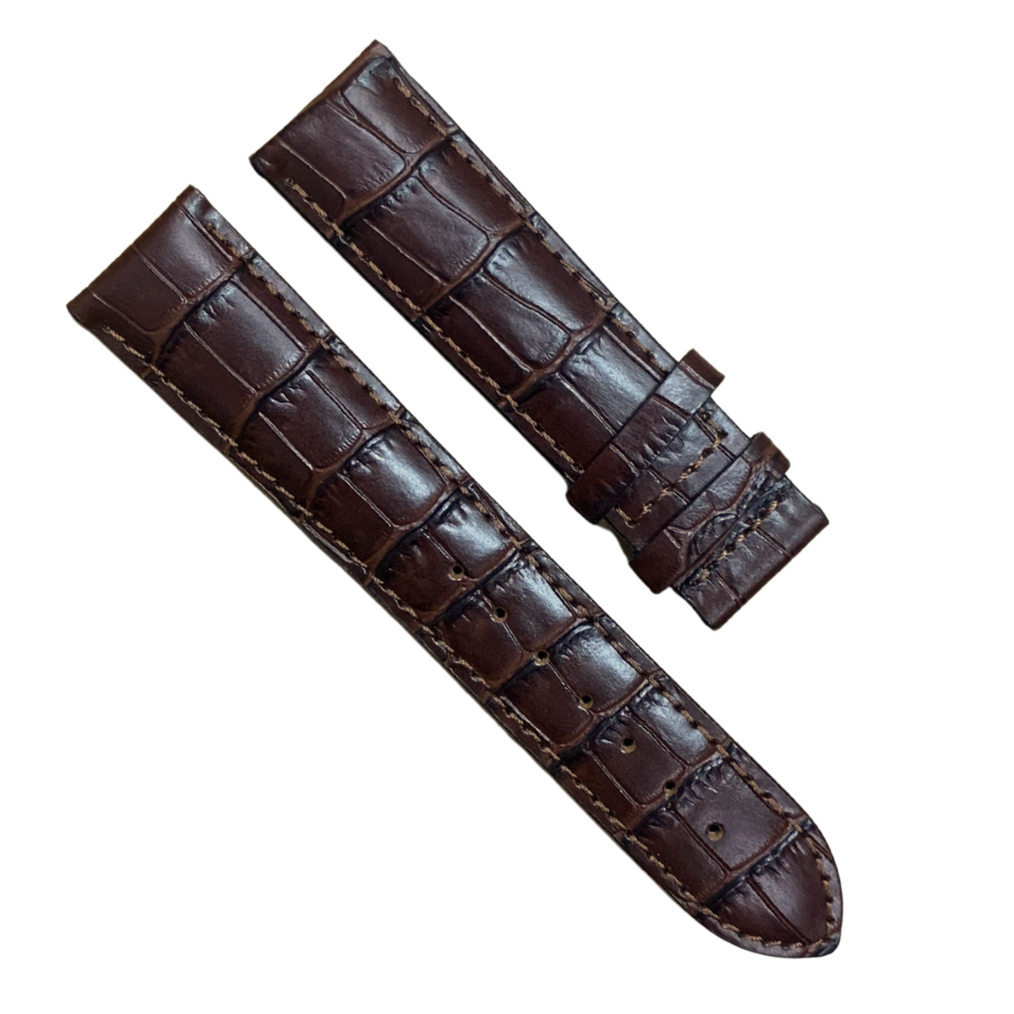 Tissot T610014569 Couturier Brown Leather Watch Band Strap - 23mm - No Buckle