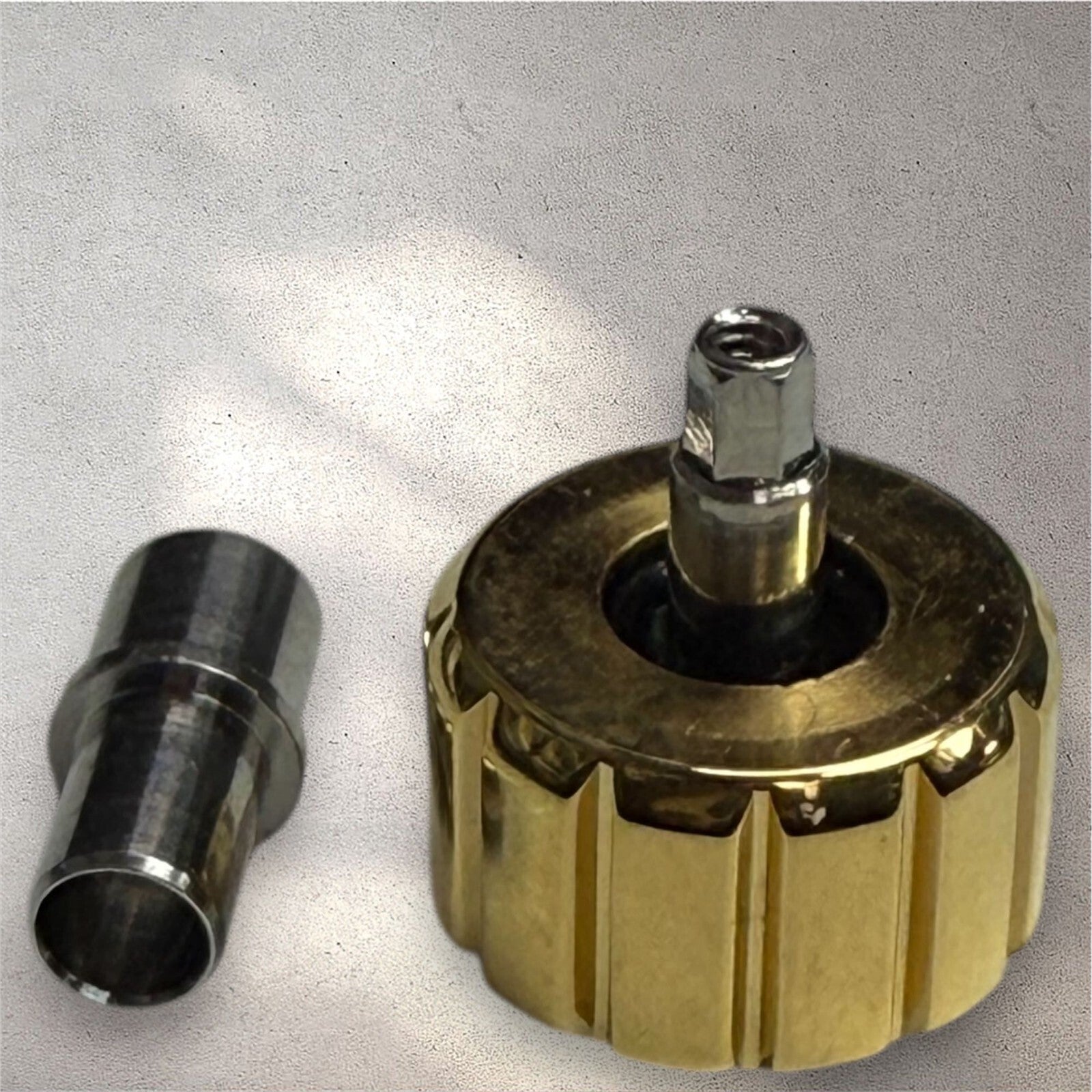 (7.0x5.0mm) Replacement Crown with tube for Breitling Color Gold BRL-SC13