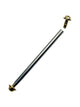 2PCS Stainless Steel Push-In Spring Bars 10mm – Gold Tone Watch Band Pins